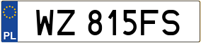 Truck License Plate